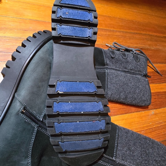 Bos & Co Suede, wool and leather Goose Prima lining size 39 warm boots - Picture 7 of 9